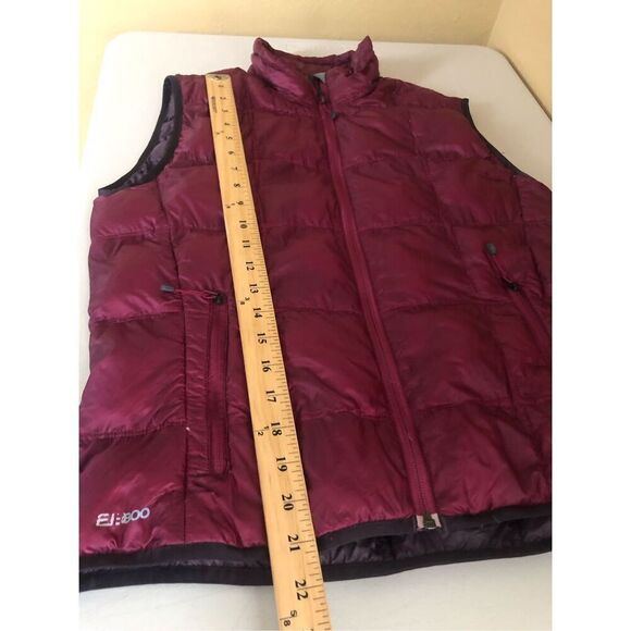 EDDIE BAUER 365 800 fill power goose down puffer red vest Size M - Picture 6 of 9